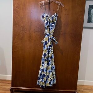 Linen Lisa Marie Fernandez maxi/dress with tie .